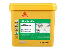 Sika FastFix Jointing Compound Patio All Weather Dark Buff 15kg No Mix Everbuild