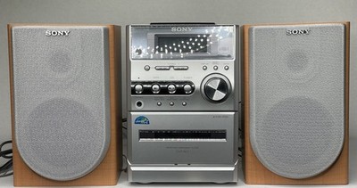 Sony CMT-NE3 Micro HI-FI Stereo System CD AM/FM Tuner Cassette W/ Remote Tested