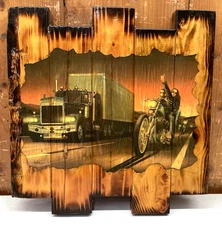 VTG David Mann White Line Brothers Easyriders Magazine Centerfold Art Motorcycle