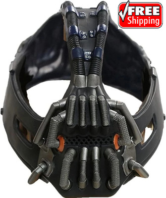 WELLMILLER Bane Mask Adult Costume Props for Dark Knight Cosplay Classical-gun