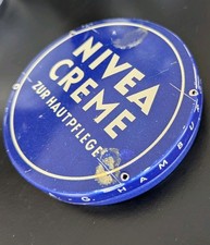 Alte Blechdose NIVEA CREME Nr. 368 zur Hautpflege Beiersdorf Hamburg Werbung