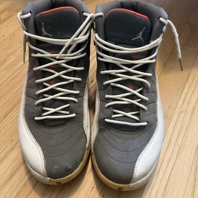Nike Air Jordan 12 XII Retro Cool Grey Team Orange 130690-012 Size 10.5