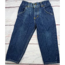 Vintage OshKosh B'gosh Kids Jeans 3T Dark Wash Denim Made in USA
