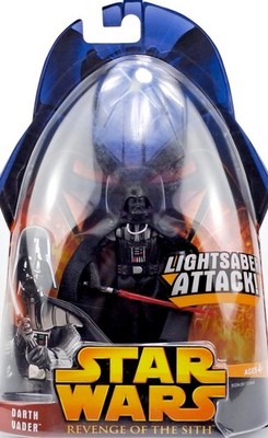 DARTH VADER LIGHTSABER ATTACK #11 STAR WARS REVENGE OF THE SITH 2005 HASBRO