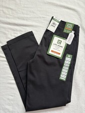 NEW Life Khaki by Haggar Comfort Chino Straight Fit Pant 30 X 32 Mens HC70059