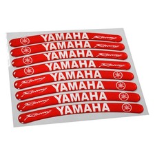 Adesivi Cerchi 3D Gel Yamaha Racing - R1 R6 R7 MT-07 MT-09 MT-10 FZ1 FZ6 MF2941