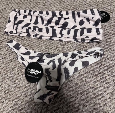 Moana Bikini with Black and White Design