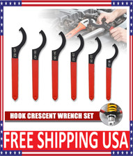 6x Coilover Spanner Wrench Set Adjustable C-S...