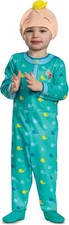 Cocomelon JJ Costume, Official Cocomelon Costume Pajama Outfit, Toddler Size