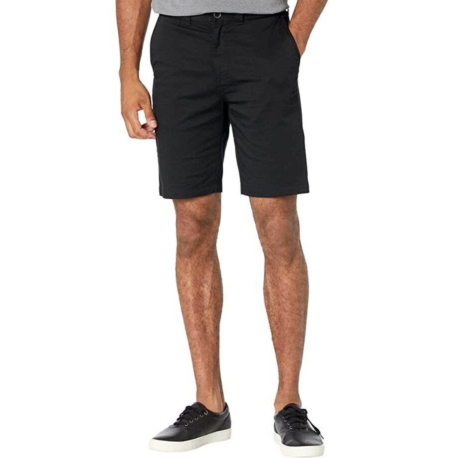 Billabong Men's Black Cotton Stretch Twill Carter Vacation Chino Shorts Size 29