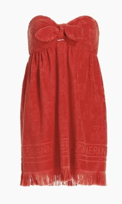 Zimmermann Alight Jacquard Terry Minidress Toweling Dress Size 0