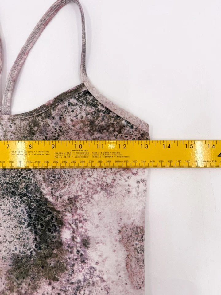 Camiseta sin mangas Lululemon para mujer 4 rosa verde sujetador incorporado ropa deportiva de yoga Foto 4 de 4