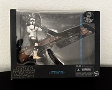 Star Wars Black Series Speeder Bike W Biker Scout New And Sealed 6 Inch