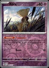 Abra 080/167 - Reverse Holo Twilight Masquerade Common - NM