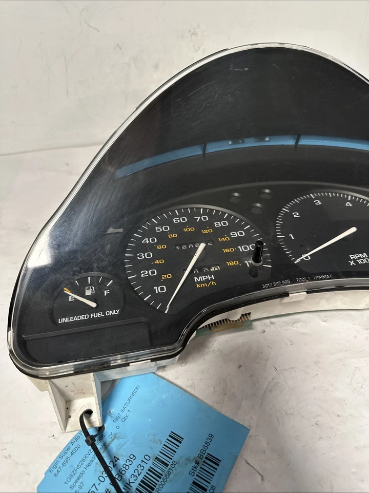 1997 - 1998 SATURN S SERIES SL1 SPEEDOMETER CLUSTER OEM, 257-03024 S1 - Image 2 of 4