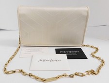 YVES SAINT LAURENT Champagne Stitched Fabric ...