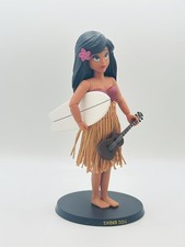   Dashboard Hula Doll with Surfboard and Ukulele  Hawaiian Car Accessory