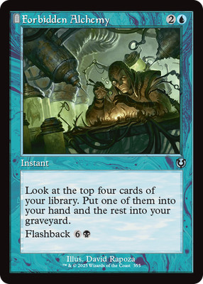 1x (355) Forbidden Alchemy - RETRO FRAME MTG Innistrad Remastered NM Magic Regul