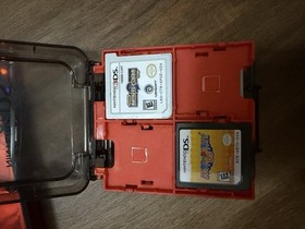 Nintendo 3DS Red Handheld Console with Charger & Games 