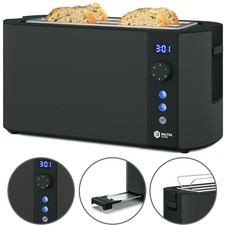 Balter Toaster 4 Scheiben Langschlitz Edelsta...