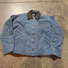 Carhartt J97 PTL Blue Dyed Sandstone Detroit Jacket
