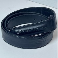 Snap On Genuine Leather Mens Belt Black Size 34 36 Work Tool Workwear
