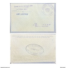 KV)1960 ITALY, UNITED NATIONS EMERGENCY FORCE MILITARY AEROGRAM SENT FROM DECIMO