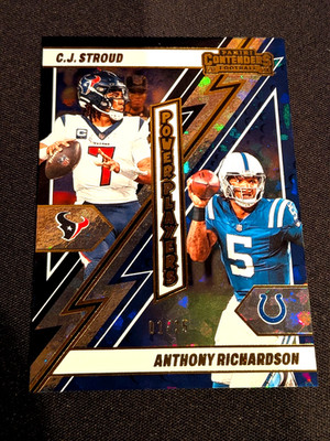 CJ STROUD / ANTHONY RICHARDSON POWER PLAYERS CRACKED ICE #7 1/25 -2025