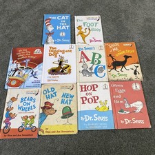 Dr Seuss Beginner Books Bundle I Can Read Lot Of 10 Hardcover Cat In the Hat 2