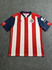 2016-17 Mens Chivas Guadalajara Puma Home Soccer Jersey Made in Mexico, Size L