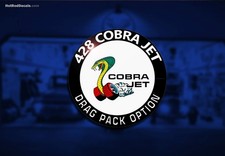 429 Super Cobra Jet Drag Pack Vintage Drag Racing Decal Sticker-mustang - Cougar