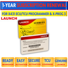 LAUNCH 1-Year Subscription Renewal Card for X431 ECU/TCU Programmer & X-PROG 3