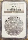 2016 Silver American Eagle MS-70 NGC           MS 70