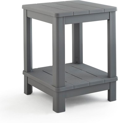 Keter Deluxe Adirondack Side Table - Gray Grey 