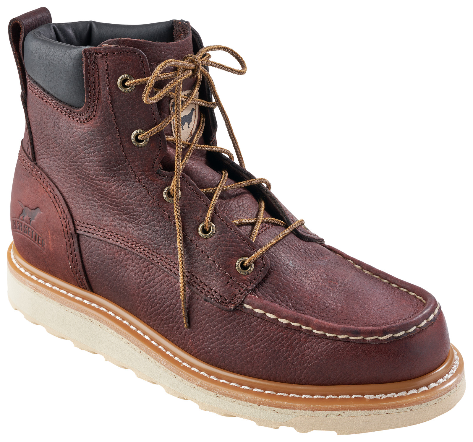 Irish Setter 83605 Ashby Work Boots for Men - Brown - 9.5W