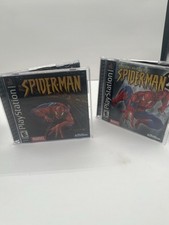 Spider-Man 1 & Spider-Man 2: Enter Electro PS1 CIB Lot PlayStation Black Labels