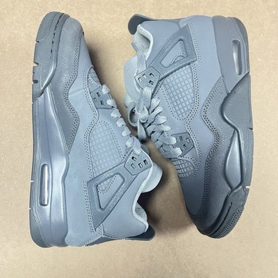 Jordan 4 Retro SE - Paris Olympics / Wet Cement (GS) - Size 5y - Womens 6.5 New
