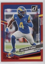 2023 Panini Donruss Press Proof Red Jordan Fuller #166 12v1