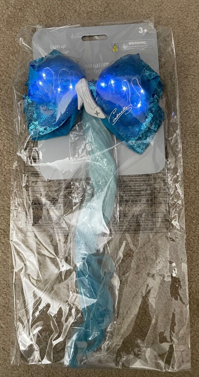 DISNEY PRINCESS CINDERELLA LIGHT UP GLASS SLIPPER BOW WITH  display picture 3