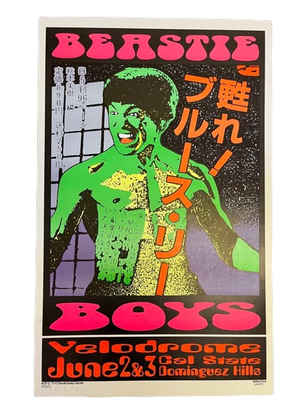 Beastie Boys 1995 Concert Poster Bruce Lee LE Frank Kozik Signed 