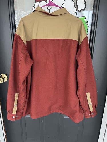 Columbia Men’s Jacket Maroon & Khaki XXL - Picture 5 of 6