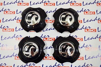 Genuine Vauxhall Corsa D-Lot de 4 Roue Alliage Centre moyeux/Caps noir-Neuf Genuine Vauxhall Corsa D-Lot de 4 Roue Alliage Centre moyeux/Caps noir-Neuf