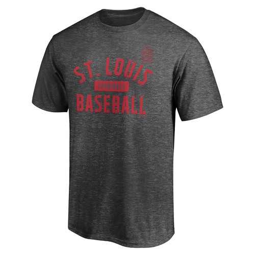 Men's Charcoal St. Louis Cardinals Team Primary Pill T-Shirt - 第 2/3 張圖片