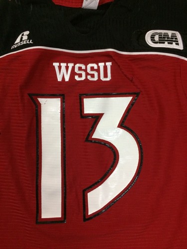 Camiseta deportiva de fútbol americano auténtica de los WSSU Rams #13 L de los Winston Salem State Rams - Imagen 4 de 6