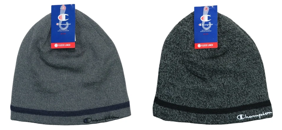 Champion Foxhill Fleece Lined Embroidered Logo Men's Winter Beanie Hat OSFM NWT