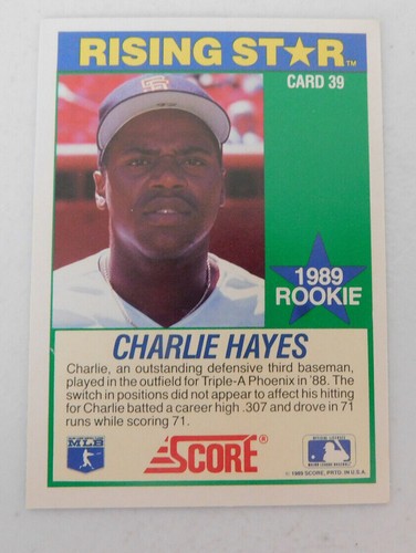 1989 SCORE BASEBALL 100 HOTTEST ROOKIES SET BREAK YOU PICK #'s 1-100 (item#E24) - Picture 79 of 201