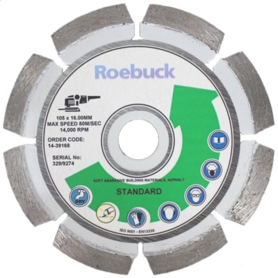105 mm 16 mm SCHEIBE Diamant Standard REHBOCK Beton weiche Materialien Asphalt