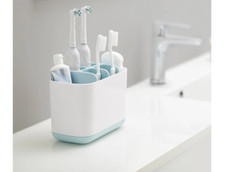 Toothbrush Toothpaste Holder Case Shaving Makeup Brush Stands Bathroom Accessory