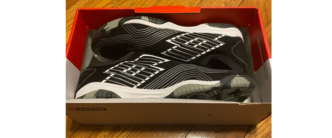 Lotto Tacto 250 ID scarpe da calcio indoor uomo taglia 7 nere