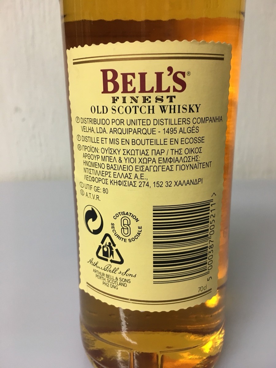 Bell's Finest Old Scotch Whisky Extra Special 70cl 40% Vol Old